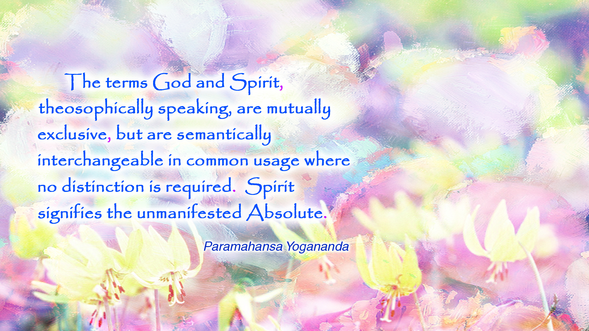 Yogananda God and Spirit wallpaper